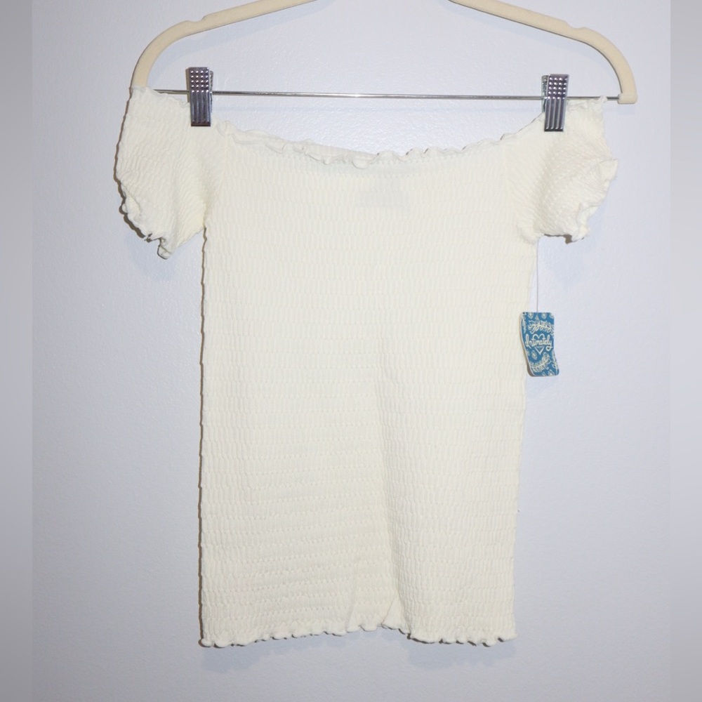 Free People off the Shoulder Shirt